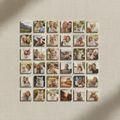 50-Pack Square Corner Magnets Mockup